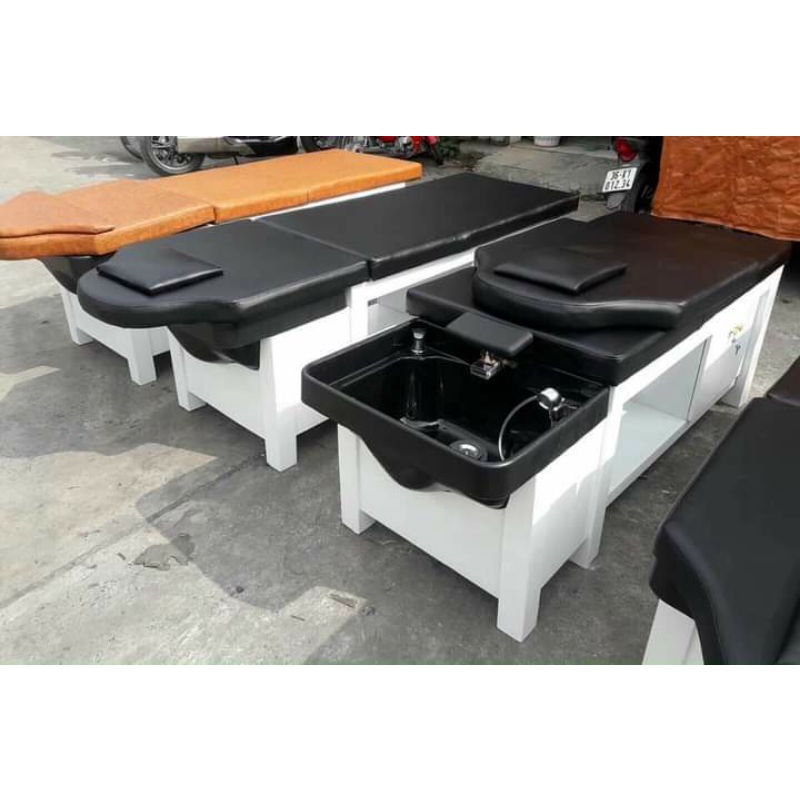 Em sẵn gối cao su kê bồn gội đầu 2 trong 1. vừa tất cả các mẫu bồn gội đầu 2 trong 1