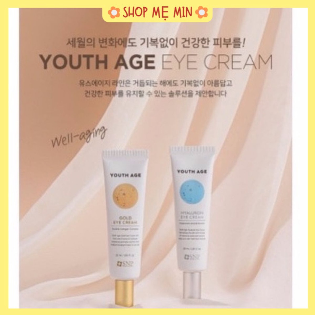 Kem mắt SNP Nội Địa Hàn Quốc- kem dưỡng da mắt giảm nhăn, giảm thâm sạm vùng mắt SHOP MẸ MIN