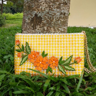 Giỏ xách nữ hạt cườm handmade