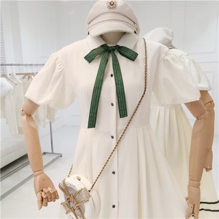 Đầm midi tiểu thư dáng xoè korea