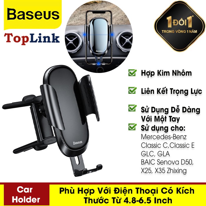 Giá Đỡ Điện Thoại Ô Tô - Phụ Kiện Di Động Trên Xe Hơi Baseus Dùng Cho Điện Thoại 4.8-6.5 Inch | WebRaoVat - webraovat.net.vn