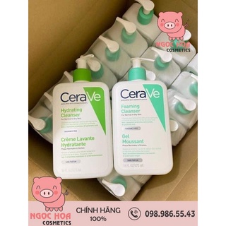 Sữa rửa mặt cerave dịu nhẹ foaming/ hydrating /sa smoothing cleanser