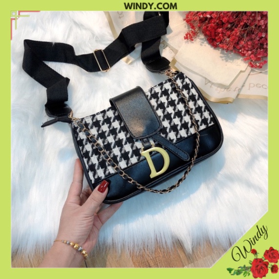 Túi Xách Nữ Đeo Chéo Kẹp Nách Chữ D Chất Liệu Da Thổ Cẩm Thời Trang Hót 2022 Windy.com