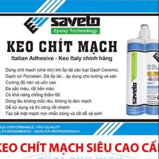 Keo chít mạch Saveto – Keo chà ron Saveto – Keo chà ron cao cấp Italia