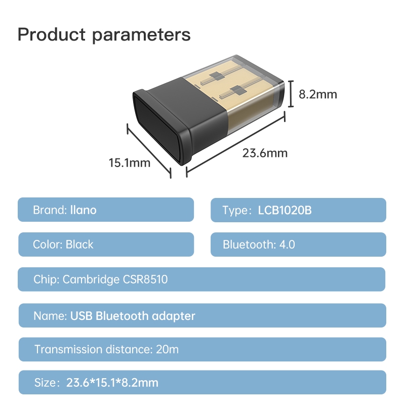 【Need Drive】Đầu điều hợp không dây llano bluetooth 4.0 cổng USB tiện dụng