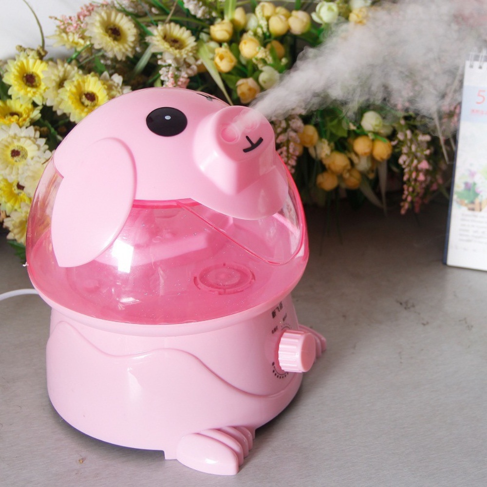 Máy phun sương khuếch tán hơi nước tạo độ ẩm 4 lít hình thú dễ thương tốt cho da