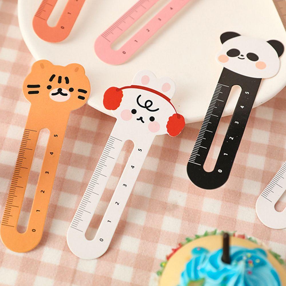 Thước Đánh Dấu Trang Sách Hình Động Vật Hoạt Hình Dễ Thương