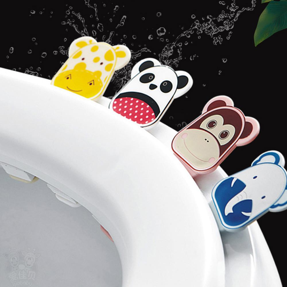 Vỏ Bọc Nâng Nắp Bồn Cầu Chống Va Đập Thiết Kế Nhỏ Gọn Dễ Thương Tiện Dụng Cho Nhà Tắm / Du Lịch