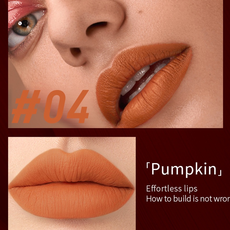 [Hàng mới về] Son nhung mịn lì 12 màu tùy chọn chống thấm nước không dính cốc tiện dụng