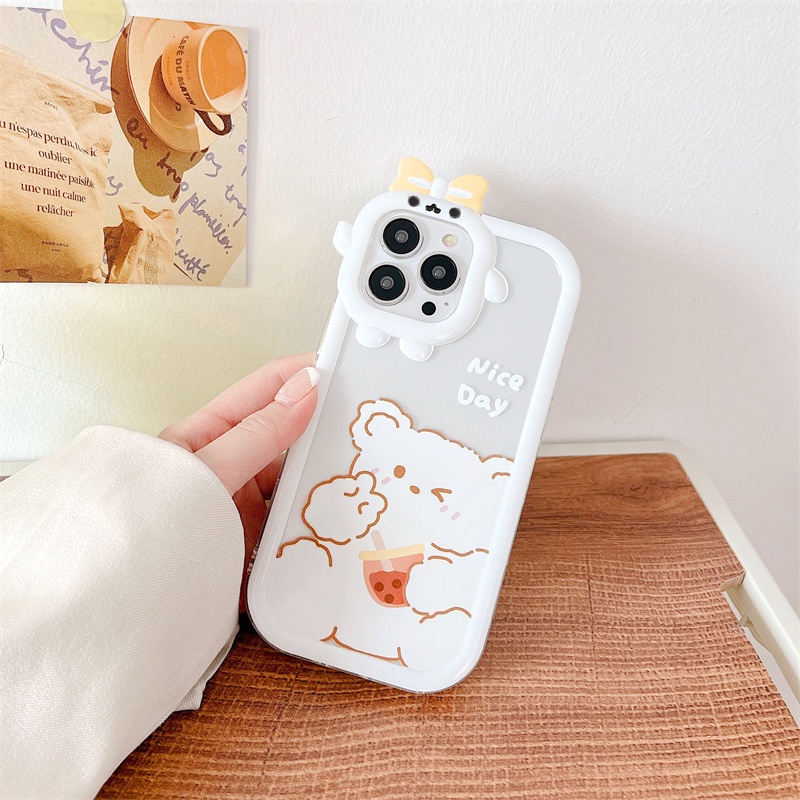 Ốp lưng iphone camera nơ Hi Chuppy 6/6plus/6s/6splus/7/7plus/8/8plus/x/xs/11/12/13/14/pro/max/promax/plus/shin/case