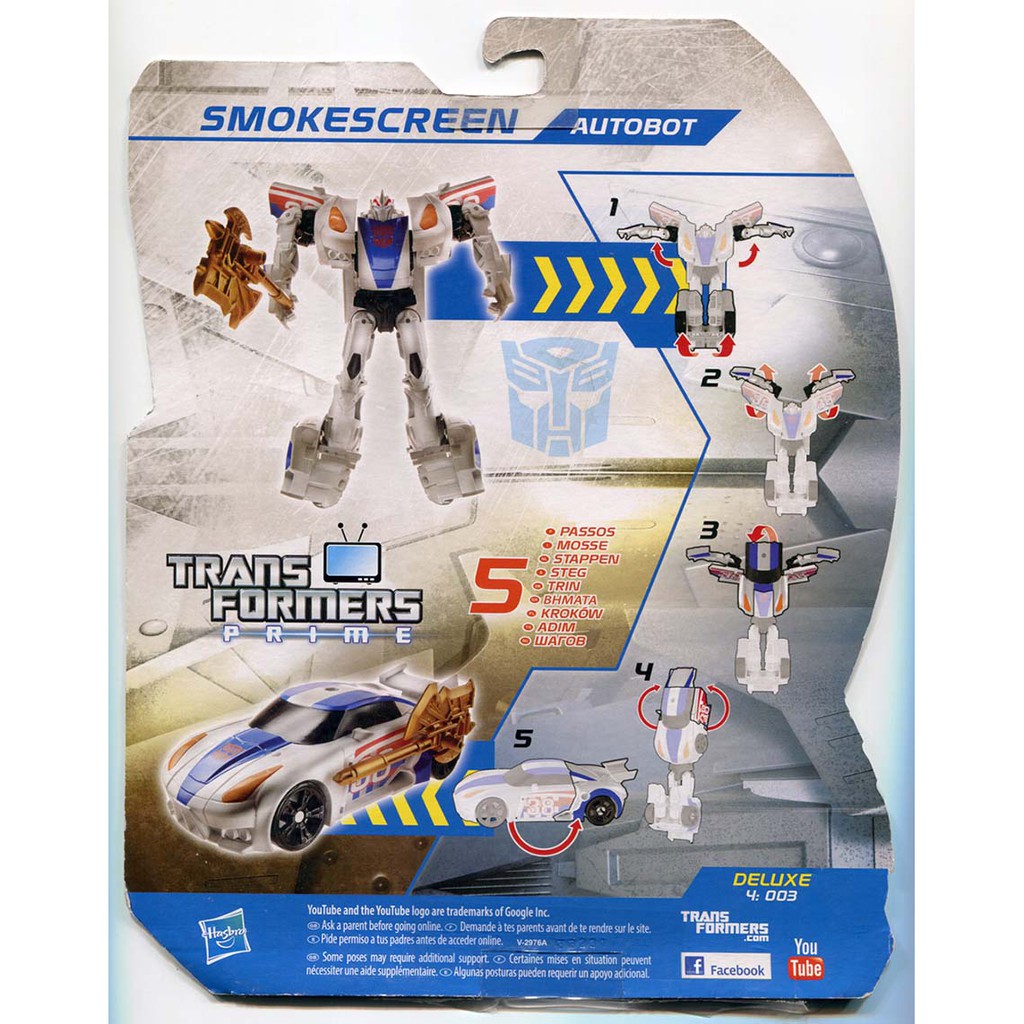 Đồ Chơi Robot Biến Hình Hasbro A6216 Transformer -  Beast Hunters Smokescreen (Box)