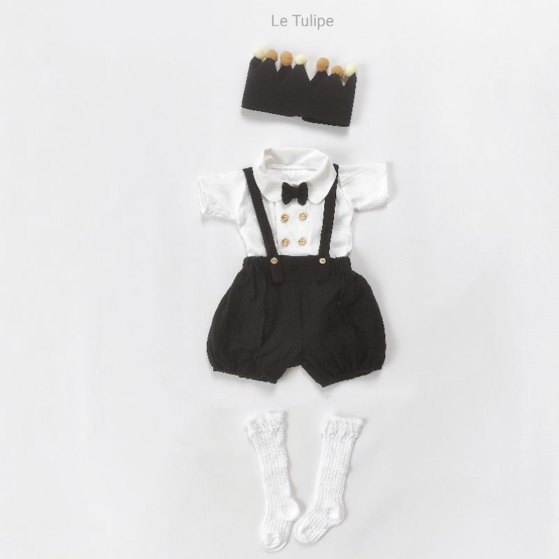 Set đồ hoàng tử cho bé trai chụp hình sinh nhật phong cách Hàn Quốc