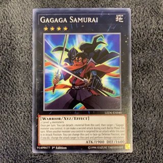 Thẻ bài Yugioh - Gagaga Samurai - LED6-EN040 - Common 1st Edition