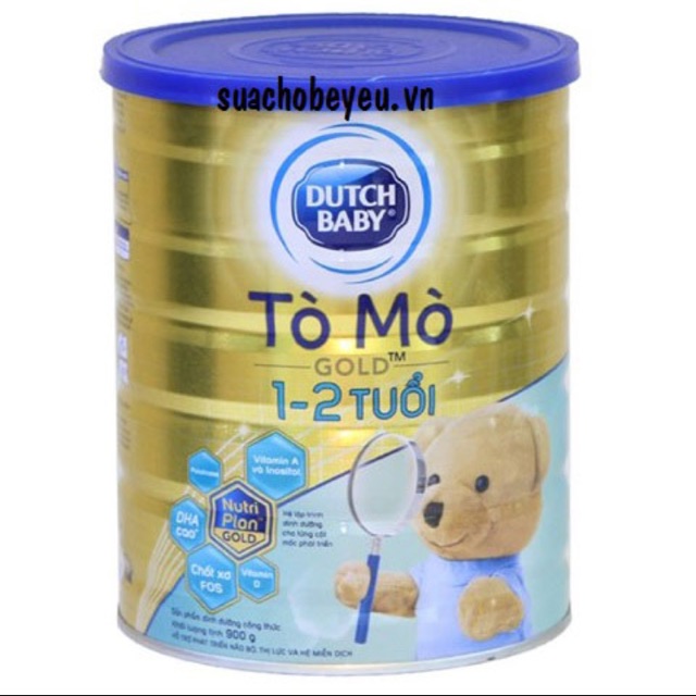 SỮA DUTCH LADY TÒ MÒ 900G 1-2 TUỔI