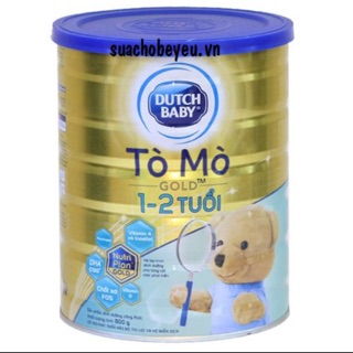 SỮA DUTCH LADY TÒ MÒ 900G 1-2 TUỔI
