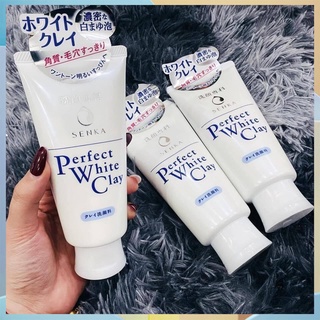 Sữa rửa mặt tạo bọt chiết xuất đất sét trắng Senka Perfect White Clay 120g