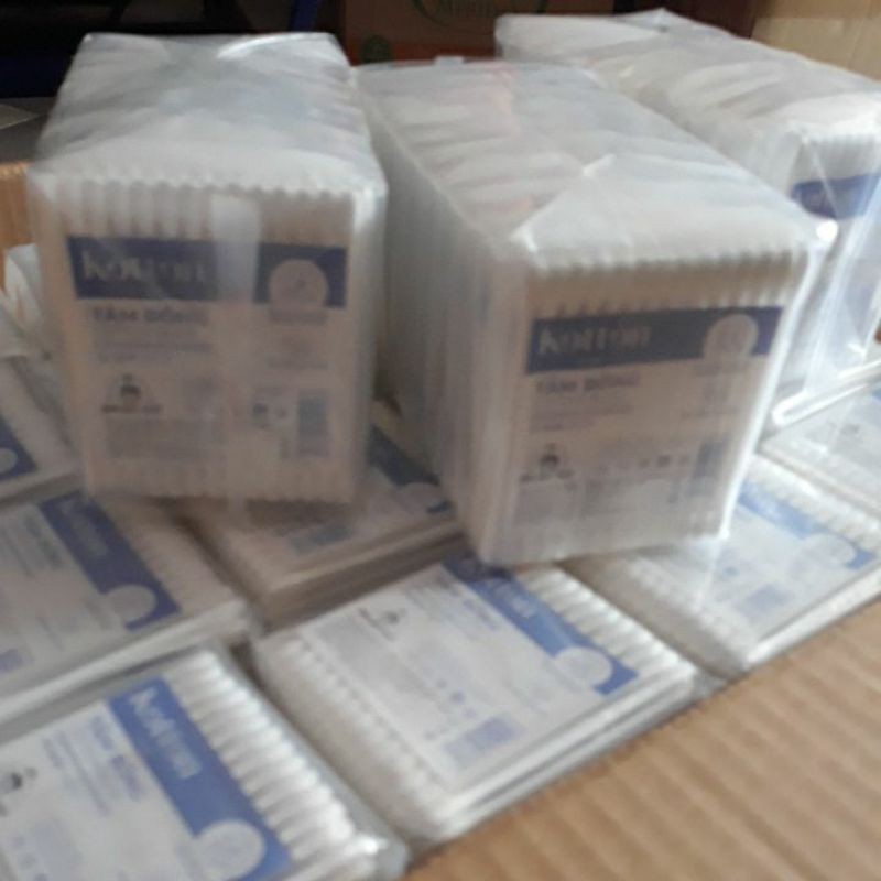 LỐC Bông ráy tai gói Bạch Tuyết- đầu bông lớn.