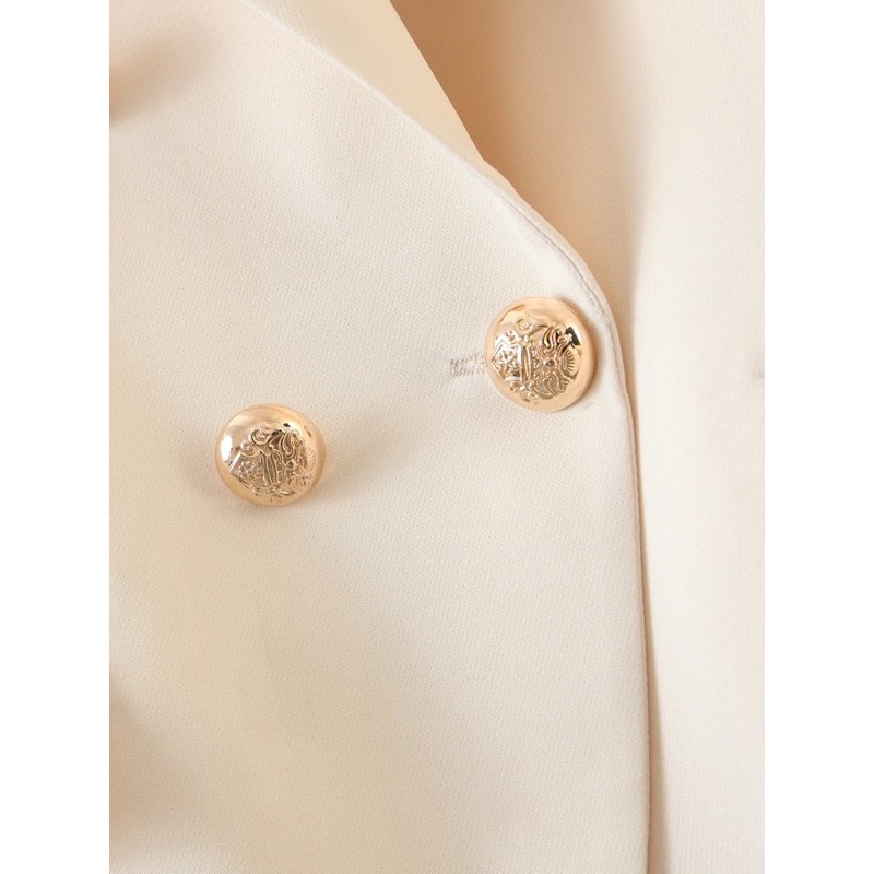 ÁO BLAZER ĐÍNH CÚC DÁNG DÀI