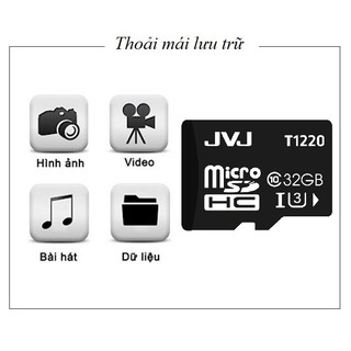 Thẻ nhớ JVJ 64GB/32GB/16GB/8GB/4GB chuyên dụng  tôc độ cao microSDHC -Bảo hành 5 năm 1 đổi 1