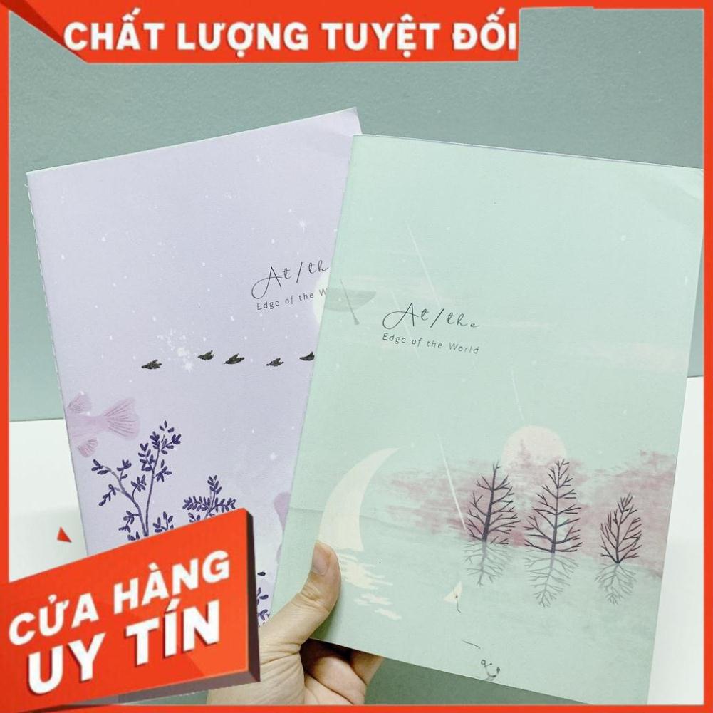 Vở viết kẻ ngang A5,B5 cute 40 trang phong cách vintage - MỘC XINH