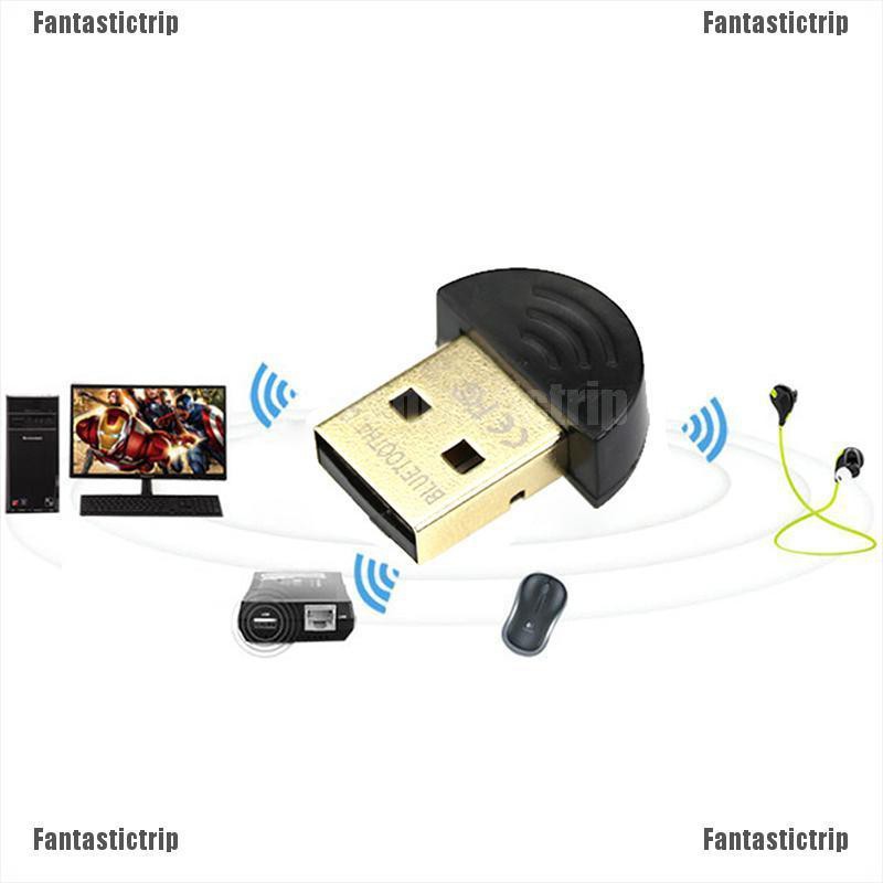 Fantastictrip Mini USB Bluetooth Adapter V 4.0 Dual Mode Wireless Dongle CSR 4.0 Win7 /8/XP L