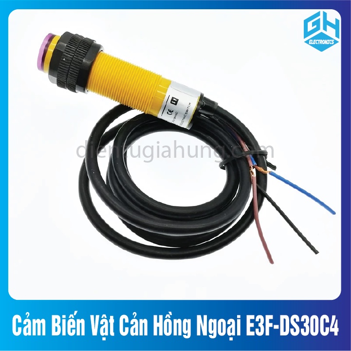 Cảm biến vật cản hồng ngoại E3F-DS30C4 NPN 6-36V loại 18mm