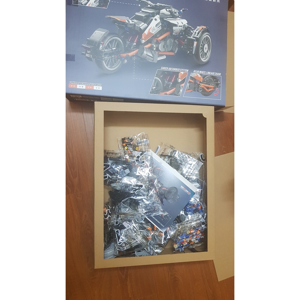 Đồ chơi lắp ráp Lego Technic mô hình Xe máy Motorcycle – MOYU BLOCK 88013