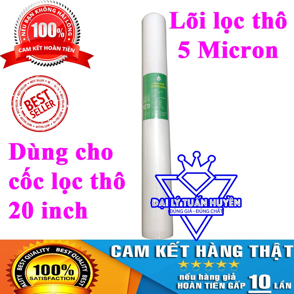 Cốc lọc nước thô dài 20 inch nhựa ABS siêu bền | BigBuy360 - bigbuy360.vn