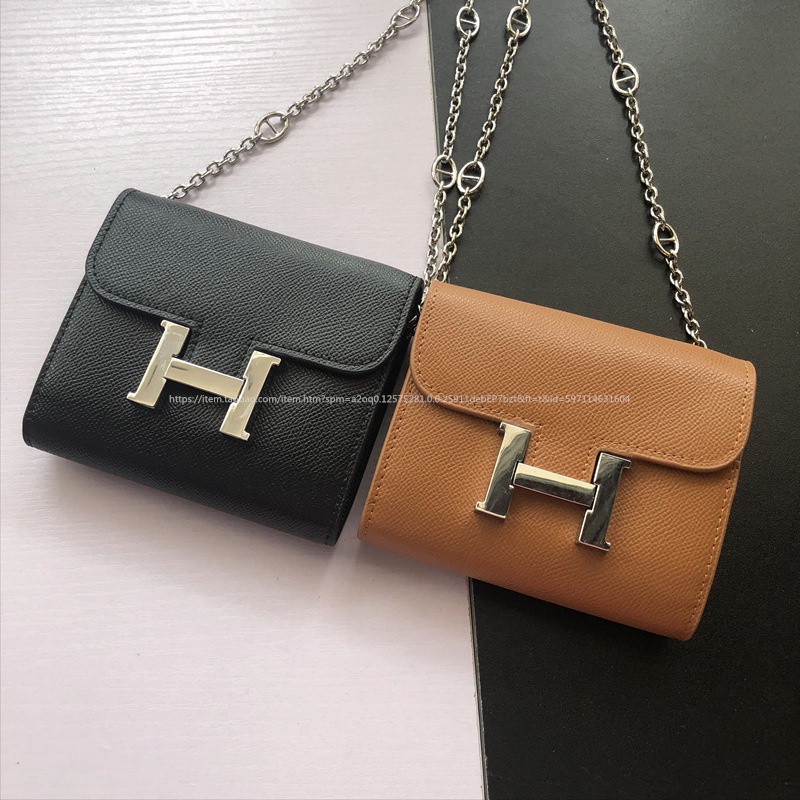 Túi Đeo Chéo Da Bò Dây Xích Hình Vuông mini In Họa Tiết Bàn Tay Và Mũi Heo Dễ Thương