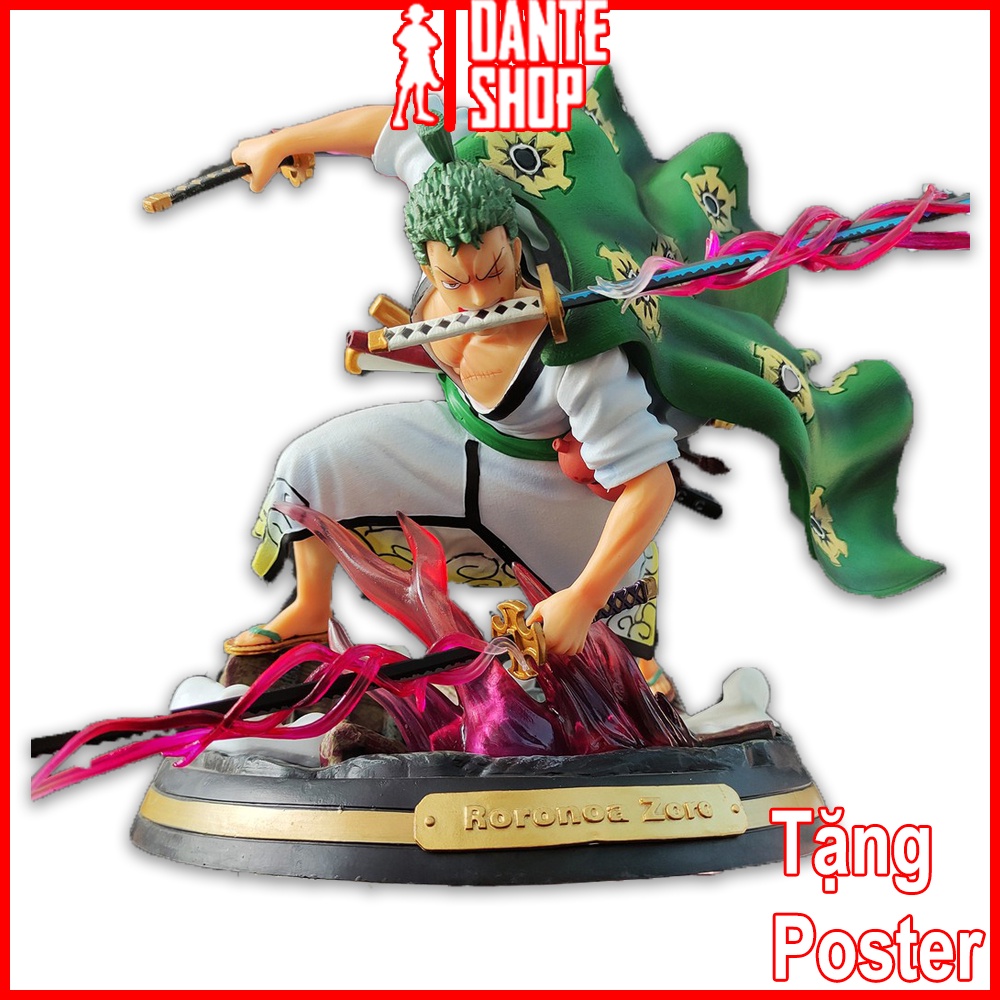 Mô Hình One Piece - Nhân Vật Zoro có Haki Full Box Tặng Poster