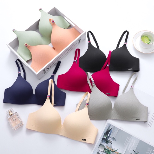 Áo Lót Su Thông Hơi Không Gọng,Đệm Mỏng Nâng Ngực 588