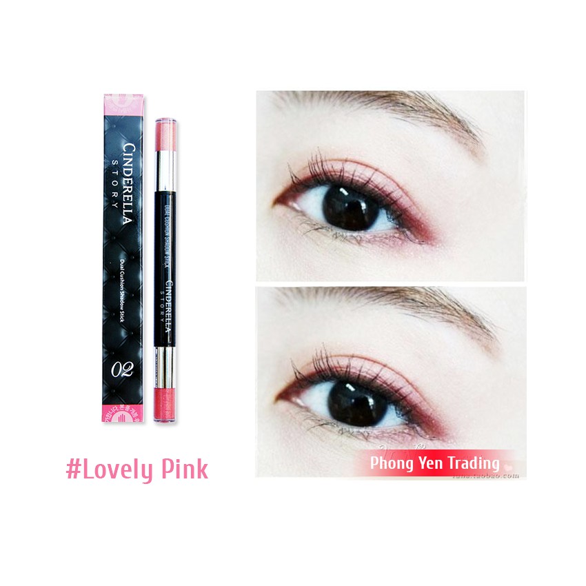 Phấn mắt hai đầu dạng vặn Cinderella story Dual Cushion shadow stick 8g | BigBuy360 - bigbuy360.vn