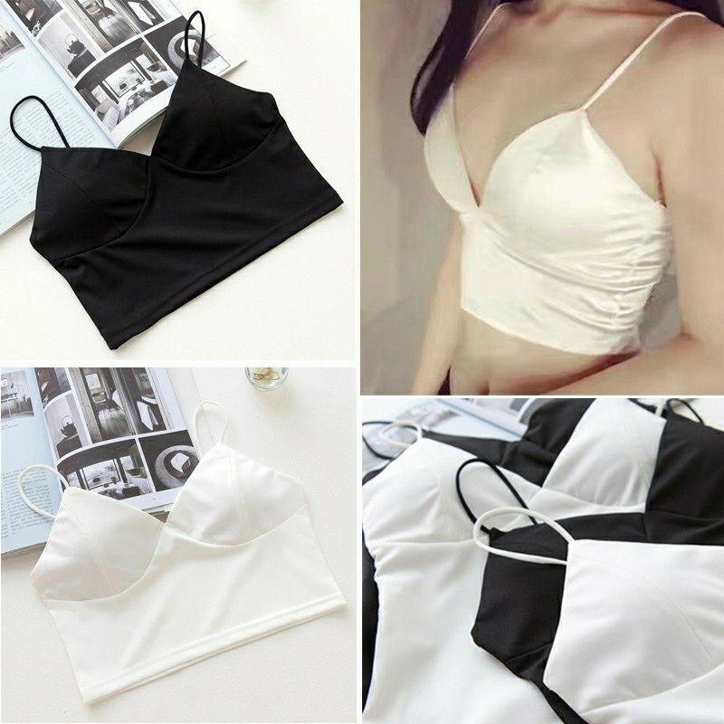 Áo 2 dây có mod ngực vải cát hàn hình thật | BigBuy360 - bigbuy360.vn