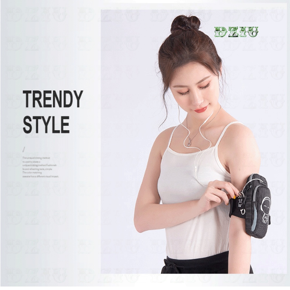 Túi đeo tay thể thao chạy bộ - Túi đựng điện thoại đeo cánh tay hình người nghe nhạc
