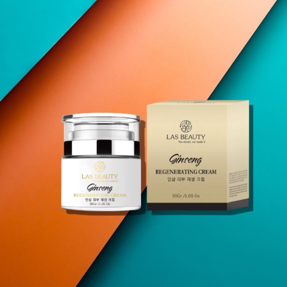 Kem tái tạo da, kem tái tạo, phục hồi da, kem tái tạo nhân sâm GINSENG, LAS BEAUTY, 30 gr | BigBuy360 - bigbuy360.vn