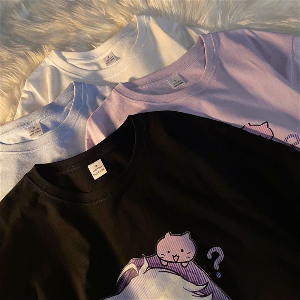 Áo Thun Tay Ngắn In Hình Anime Hai Chiều Phong Cách Nhật Bản Dành Cho Nam Nữ