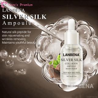 [Hàng mới về] Serum Ampoule bổ sung collagen lụa bạc LANBENA