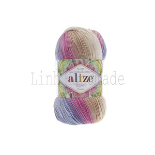 Cuộn Len Alize Miss Batik 3711