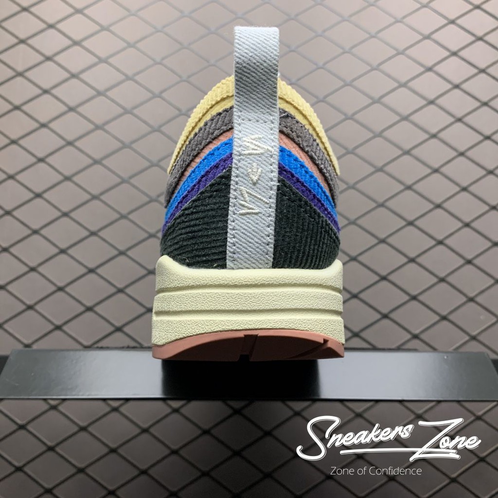 (FREESHIP+HỘP+QUÀ) Giày Thể Thao Sneakers   AIR MAX 97 Sean Wotherspoon bảy màu da lộn siêu đẹp cho cả nam và nữ