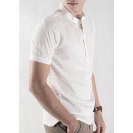 Áo thun nam Áo phông nam ngắn tay WOO chất liệu thun tổ ong co giãn mềm mịn dáng thể thao mang phong cách Hàn Quốc