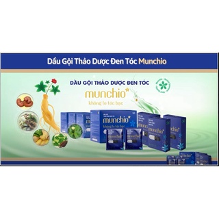 DẦU GỘI THẢO DƯỢC ĐEN TÓC MUNCHIO- KHÔNG LO BẠC TÓC | Shopee Việt Nam