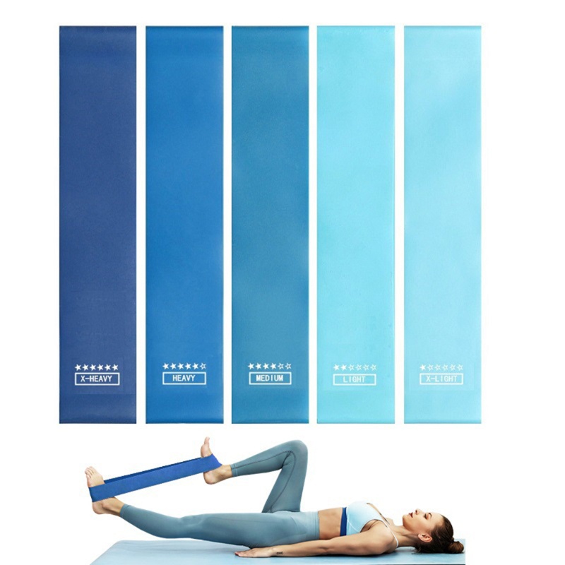 QQ Set 5 Đai Kháng Lực Hình Tròn Dùng Luyện Tập Thể Hình Cho Nam Nữ