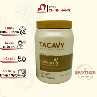 Hấp dầu, ủ tóc tacavy collagen 1000ml |siêu phục hồi tóc hư tổn