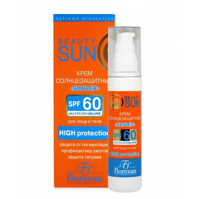 Kem chống nắng Floresan Beauty Sun Nga SPF 60 Chai 75ml