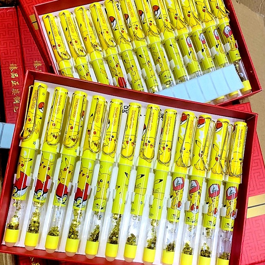 Bút máy rèn chữ, ống mực xoá được cho học sinh tiểu học, nhũ kim tuyến, ngòi kim tinh mài trơn, nét nhỏ, cotienshop93