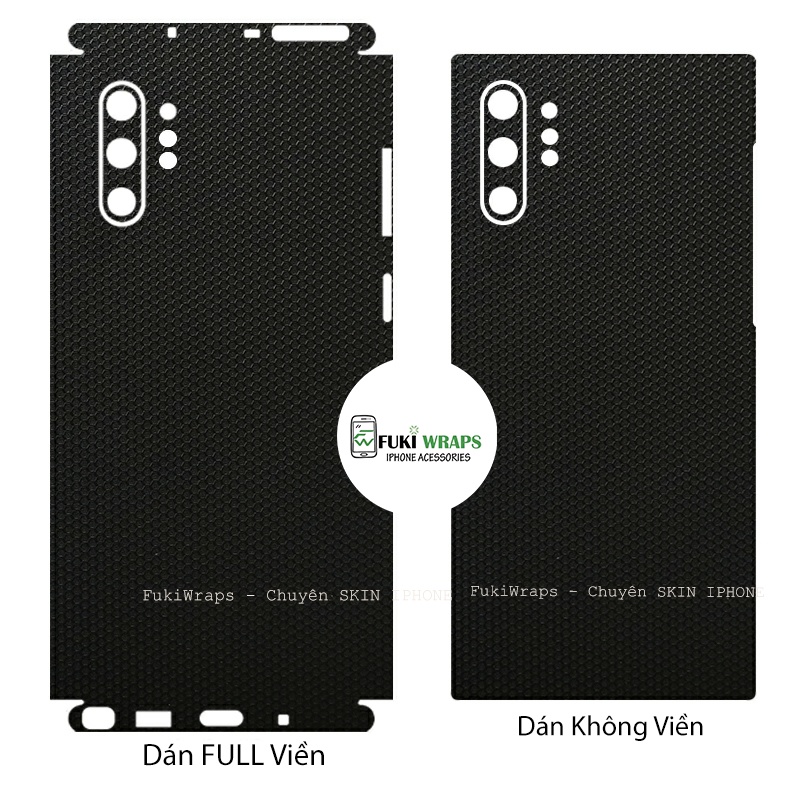 Tấm Dán Skin FULL Viền  Dành Cho Samsung Note 10 Plus - FukiShop