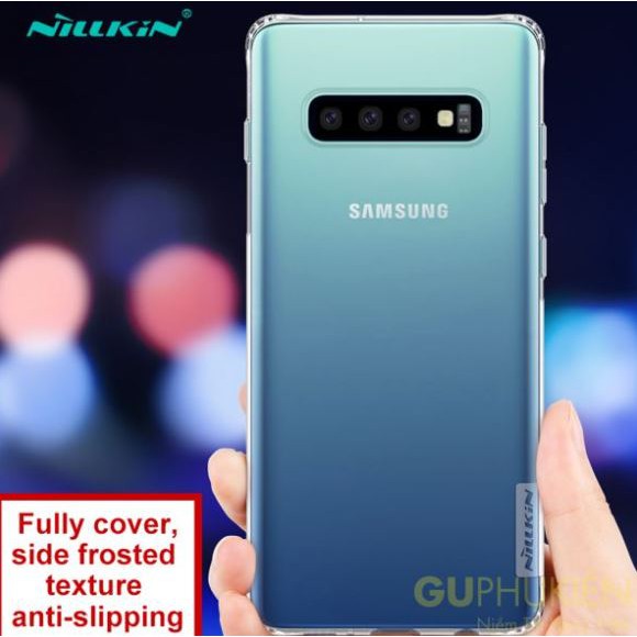 Ốp lưng dẻo trong suốt Nillkin cho Samsung Galaxy S10 Plus