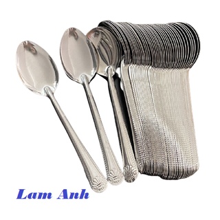 Combo 6 muỗng cà phê, muỗng sữa, muỗng chè mũi nhọn