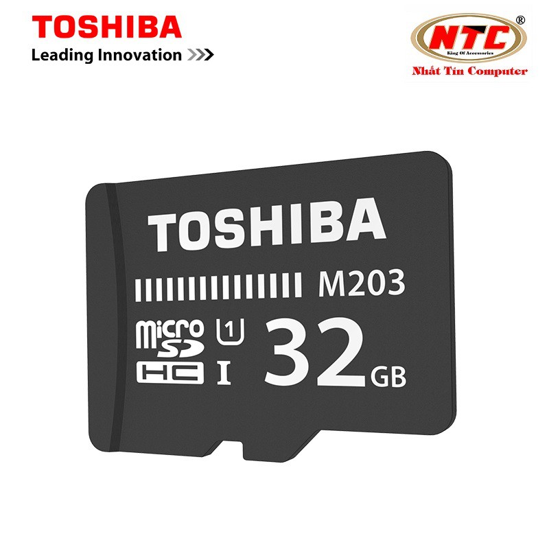 Thẻ nhớ MicroSDHC Toshiba M203 UHS-I U1 32GB 100MB/s (Đen) | BigBuy360 - bigbuy360.vn