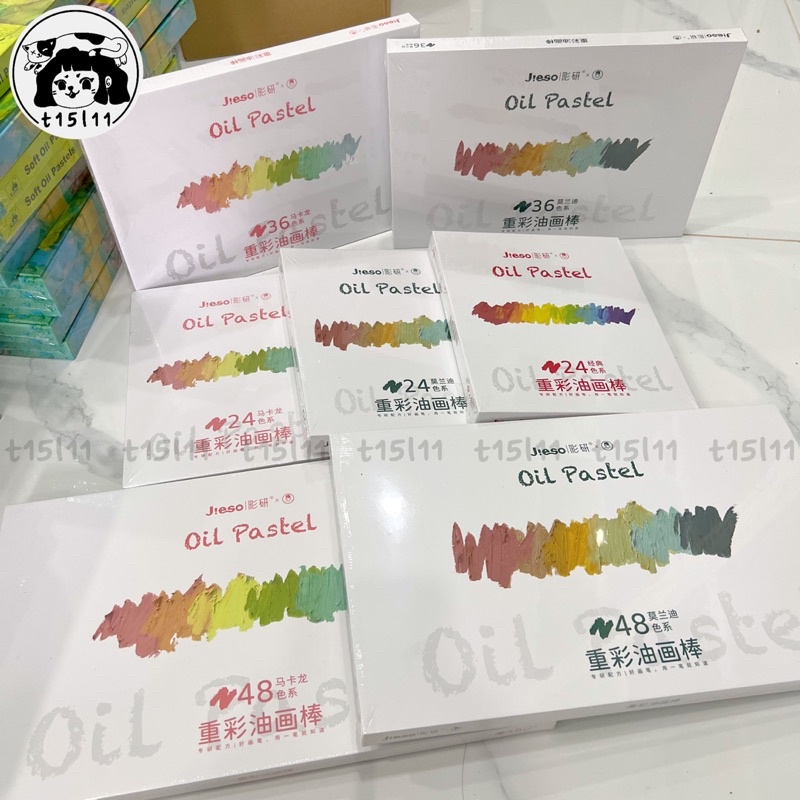 Màu Sáp Dầu Jieso Oil Pastel Hạng Hoạ Sĩ siêu mềm,đắp tranh nổi